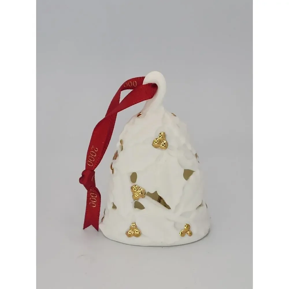 Hallmark‎ Keepsake Ornament Holly Berry Bell 2000 U76